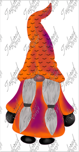 HALLO 59 Orange and Purple Gnome Twin Beard