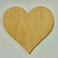 PC24 - Heart - 1/4" Plywood Cutout