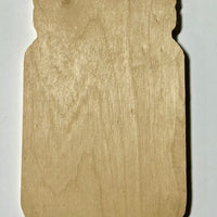 PC27 - Mason Jar - 1/4" Plywood Cutout