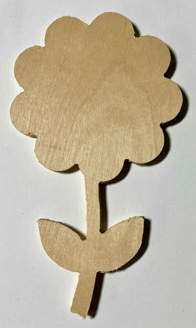 PC29 -Flower - 1/4" Plywood Cutout