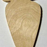 PC30 -Carrot - 1/4" Plywood Cutout
