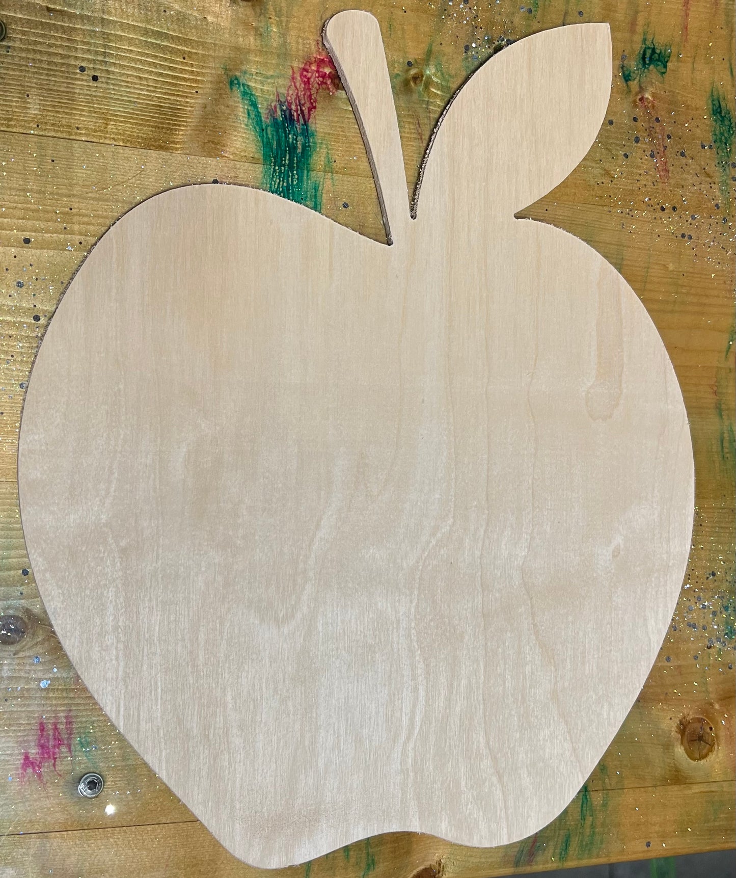 PC33 - Apple - 1/4" Plywood Cutout