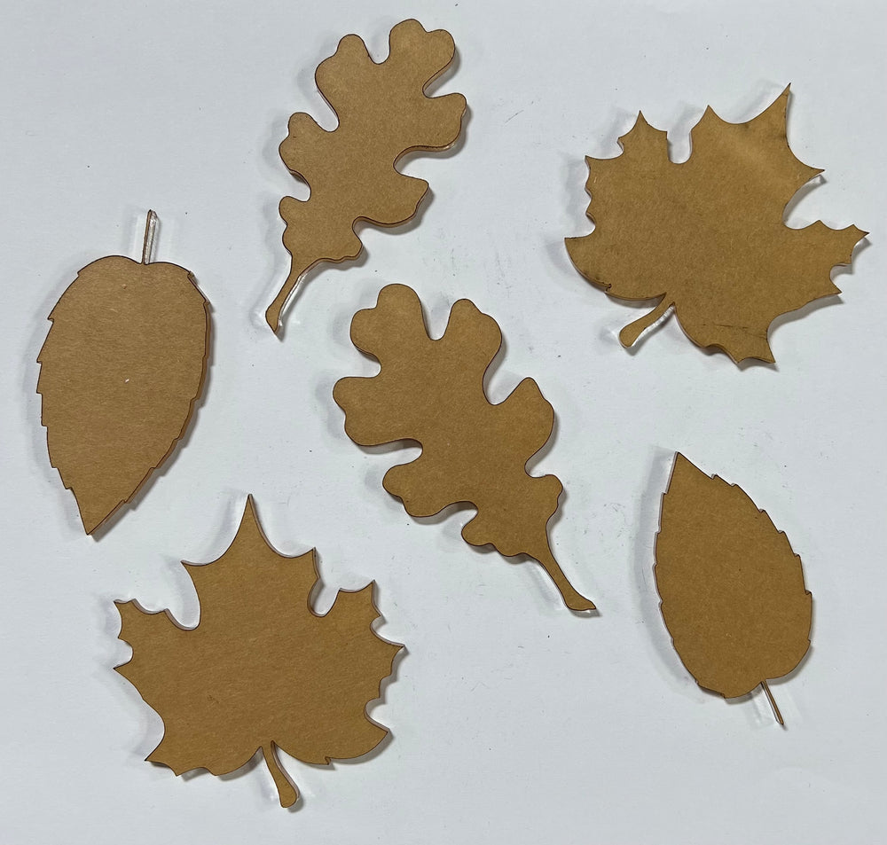 Leaves Reverse Bleaching Stencil
