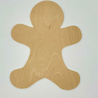 PC10 - Gingerbread Man - 1/4" Plywood Cutout