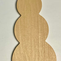 PC20 - Snowman with Hat - 1/4" Plywood Cutout