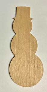 PC20 - Snowman with Hat - 1/4" Plywood Cutout