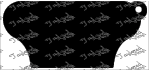 Jeep Grill Acrylic Blank Key Chain
