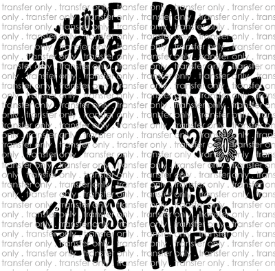 KIND 157 Peace Kindness Words