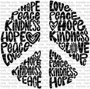 KIND 157 Peace Kindness Words
