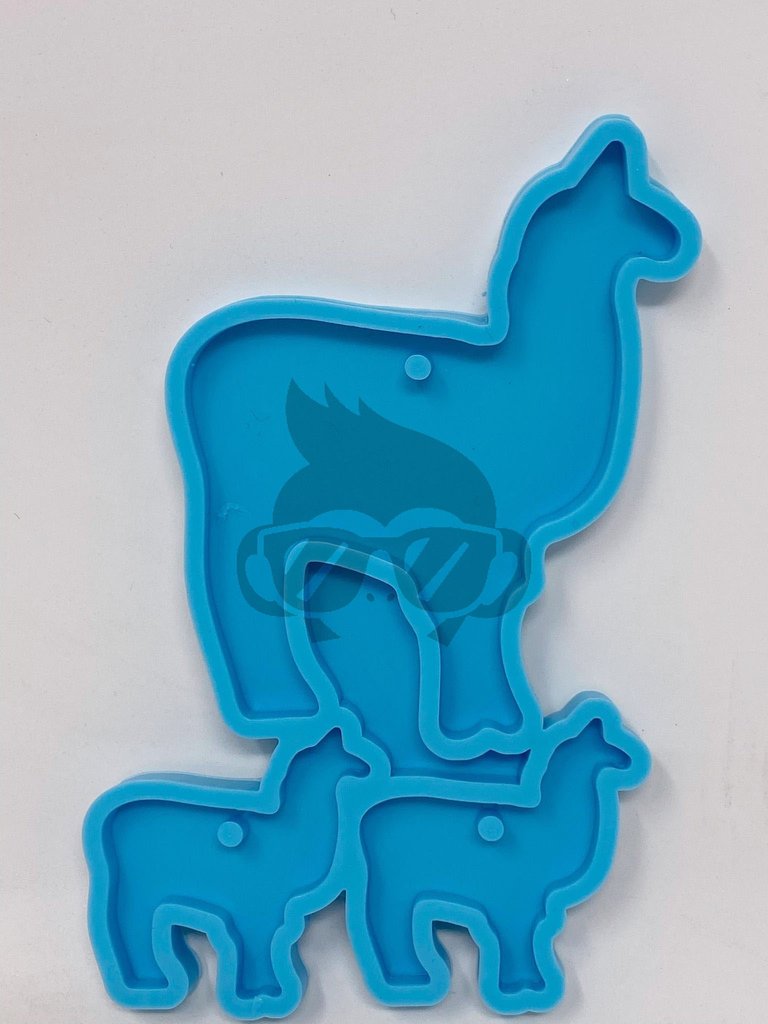 Llama Mama/Baby Keychain Silicone Mold