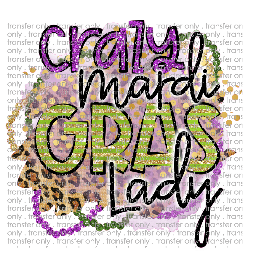 MG 24 Crazy Mardi Gras Lady