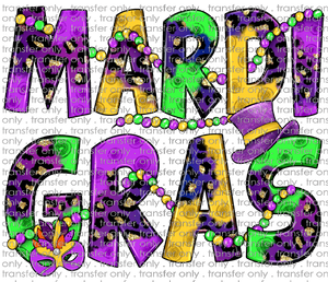 MG 54 Mardi Gras Themed Words