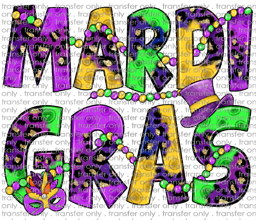 MG 54 Mardi Gras Themed Words