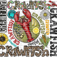 CFS 122 Crawfish Word Art