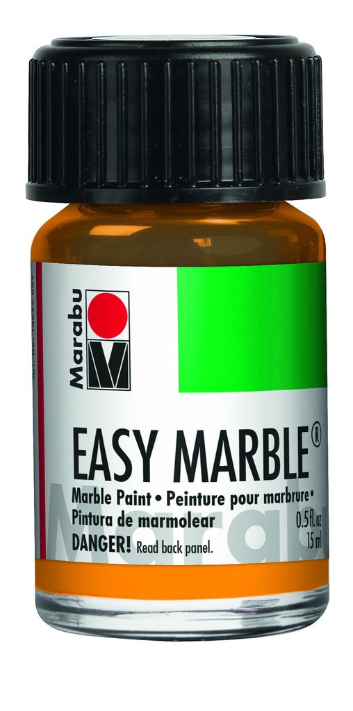 Metallic Orange 713 Marabu Easy Marble