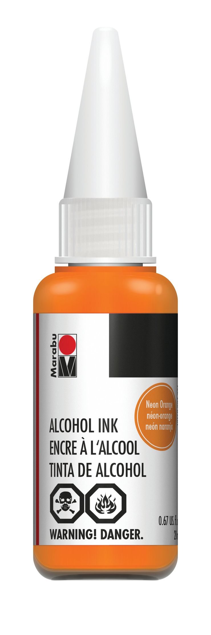 Neon Orange 324  Marabu Alcohol Ink