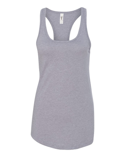 Heather Gray - Next Level - Racerback Tank - 1533
