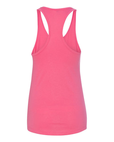 Hot Pink - Next Level - Racerback Tank - 1533