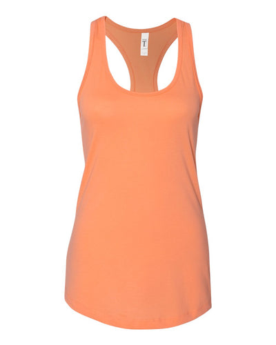 Light Orange - Next Level - Racerback Tank - 1533