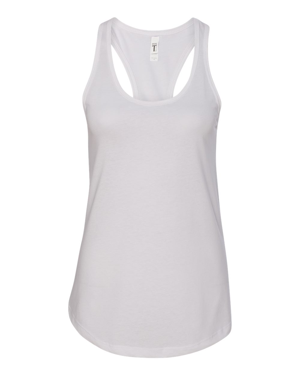 White - Next Level - Racerback Tank - 1533