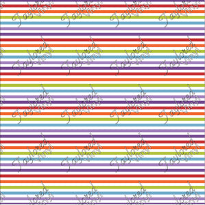 P-GEO-16 Stripe Multi Color Thin