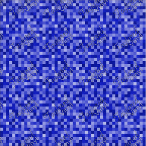 P-GEO-96 Pixelation Blue