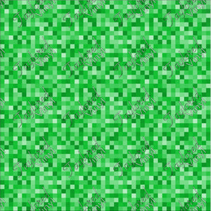 P-GEO-97 Pixelation Green