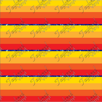 P-SPT-68 Orange Yellow White and Faux Glitter Blue Thin Stripes 05