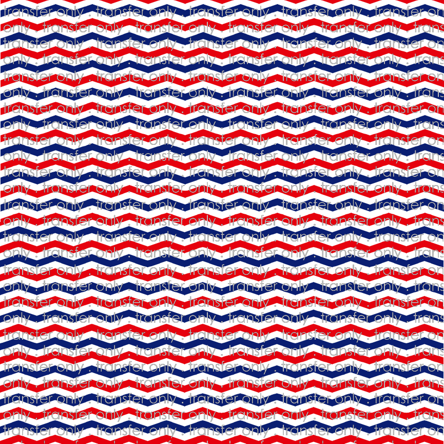P-USA-05 4th of July Chevron Red White and Blue