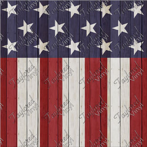 P-USA-78 USA Flag Wood Pieces