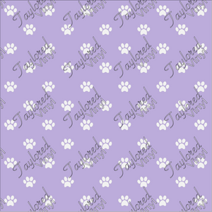 P-ANM-58 Dog Puppy Paw Prints Purple 01