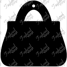 Purse Acrylic Blank Key Chain