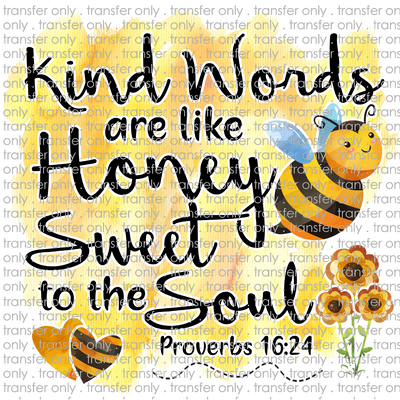 QUT 6 Kind Words are Like Honey