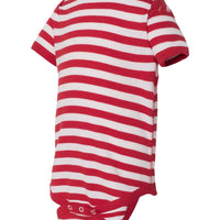 Rabbit Skin Baby Bodysuit 4400 Red-White Stripe