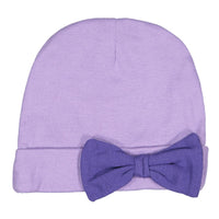 Rabbit Skins Infant Bow Cap 4453 Lavender-Purple