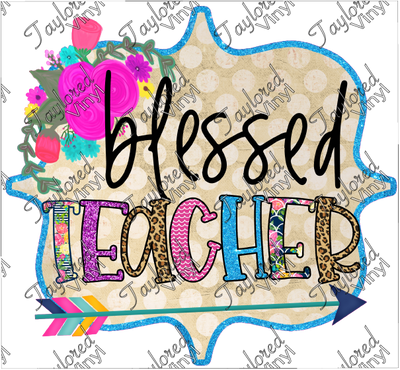 SCH 123 Blessed Teacher Arrow