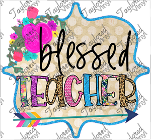 SCH 123 Blessed Teacher Arrow