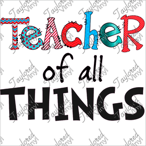 SCH 240 Teacher of All Things