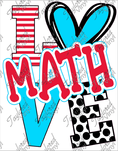 SCH 251 Love Math Letters