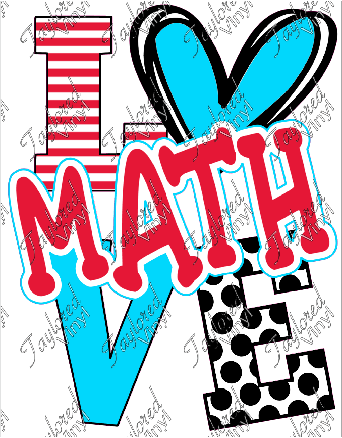 SCH 251 Love Math Letters