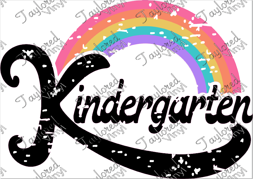 SCH 306 Kindergarten Rainbow