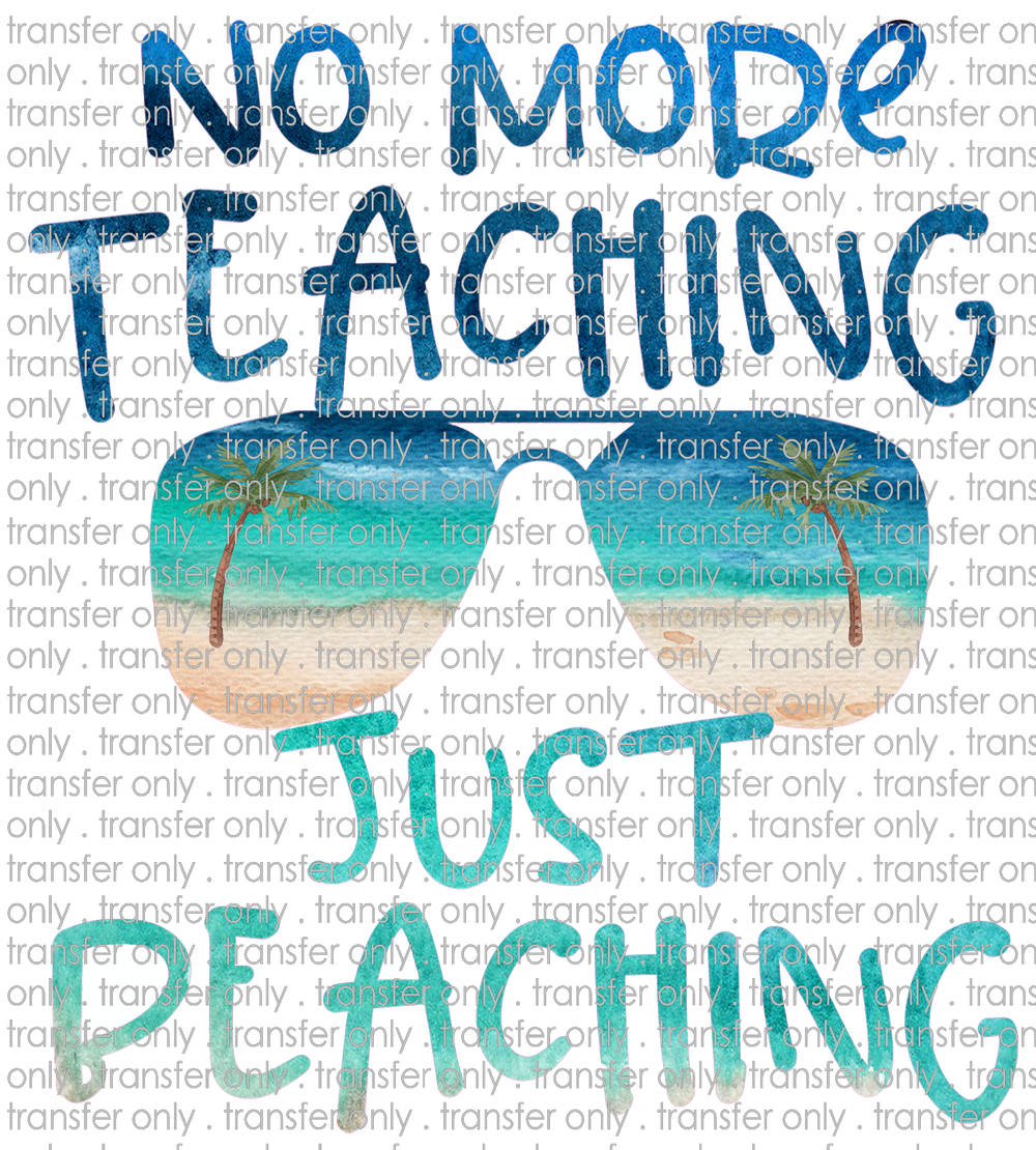 SCH 37 No More Teaching Just Beaching