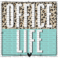SCH 489 Office Life Leopard Frame