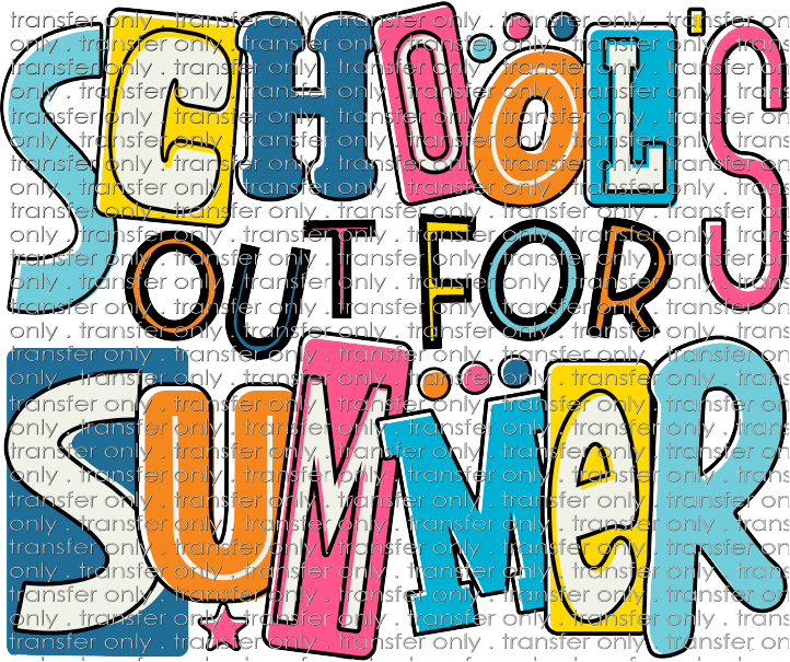 SCH 494 Schools Out for Summer Doodle