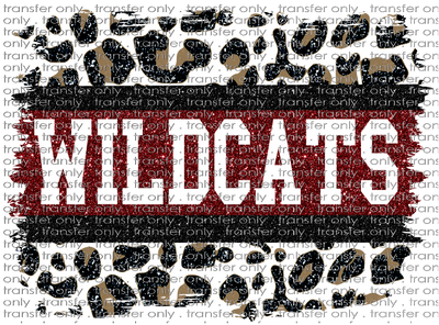 SCHMAS 111 Wildcat Leopard Maroon