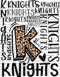 SCHMAS 115 Knights Leopard Words