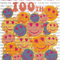 SCH 677 100 Days of School Smiley Faces