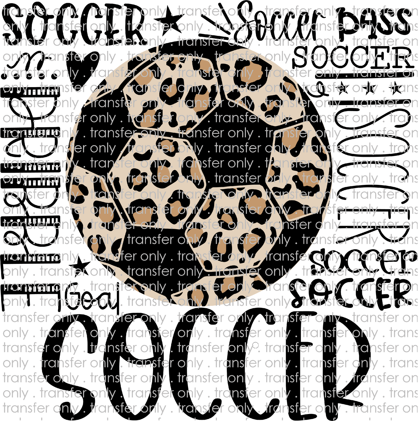 SPT 285 Soccer Word Art