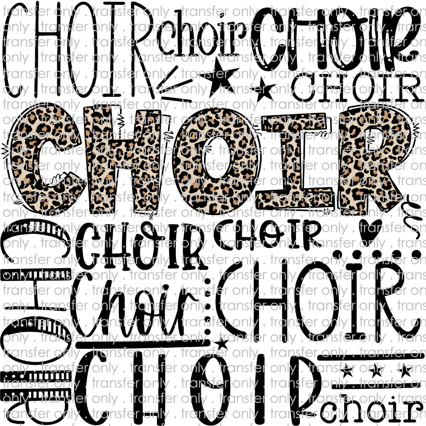 SPT 290 Choir Word Art