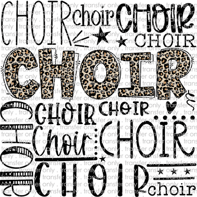 SPT 290 Choir Word Art